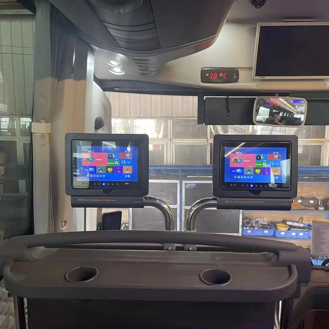 Hot Spot Sales From Manufacturers13.3/10.1/9-INCH Bus Seat VOD System Auto Monitor Mounting Accessories Rod Hot Spot Sales From